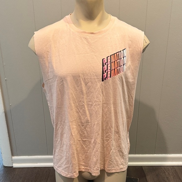 P.E Nation Men’s Large Pink Peach Tank Top - Picture 1 of 5